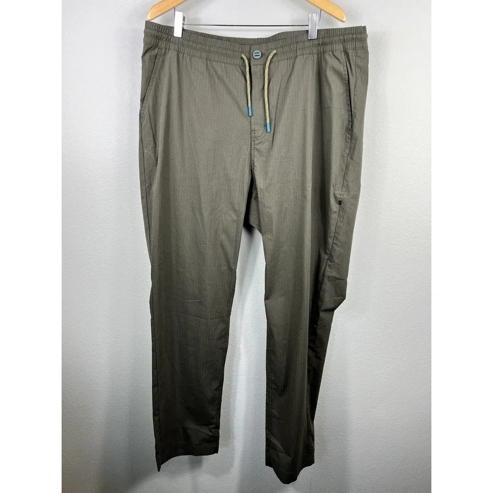 Cotopaxi Mens XL Pants Salto‎ Ripstop Green Elastic Drawstring Hiking NWOT